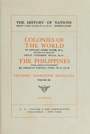 Cover of: Colonies of the world by Edward James Payne