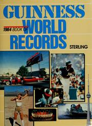 Cover of: Guinness Book of World Records 1984 by Norris Dewar McWhirter