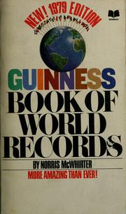 Cover of: Guinness book of world records by Norris Dewar McWhirter