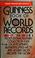 Cover of: Guinness book of world records, 1988