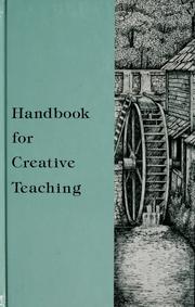 Cover of: Handbook for creative teaching by Martin, David L.
