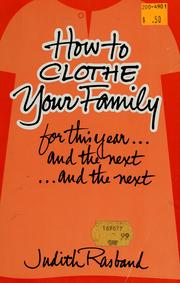Cover of: How to clothe your family