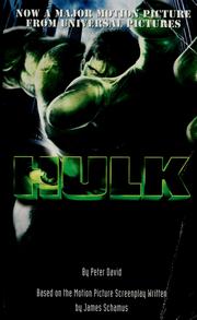Cover of: Hulk by Peter David