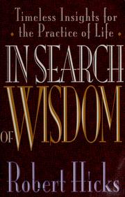 Cover of: In search of wisdom by Hicks, Robert