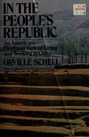 Cover of: In the People's Republic: an American's first-hand view of living and working in China
