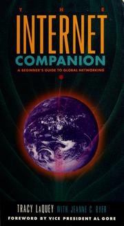 Cover of: The Internet companion by Tracy L. LaQuey