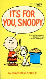 Cover of: It's for You, Snoopy by Charles M. Schulz
