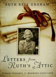 Cover of: Letters from Ruth's attic: 31 daily insights for knowing God's love