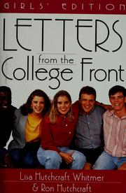 Cover of: Letters from the college front
