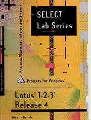 Cover of: Lotus 1-2-3, release 4, projects for Windows by Gary Brent