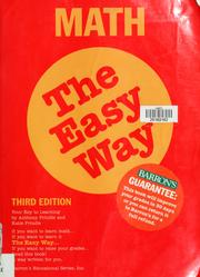 Cover of: Math the easy way.