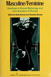 Cover of: Masculine / feminine by Betty Roszak