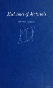Cover of: Mechanics of materials by Archie Higdon