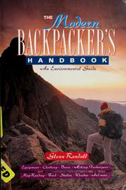 Cover of: The modern backpacker's handbook by Glenn Randall