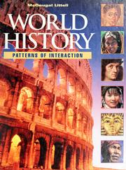 Cover of: McDougal Littell world history: patterns of interaction