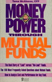 Cover of: Money power through mutual funds