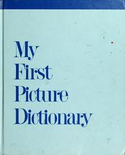 Cover of: My first picture dictionary