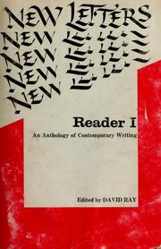 Cover of: New letters reader I: an anthology of contemporary writing