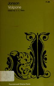 Cover of: Volpone.