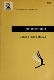 Cover of: Plato's Theaetetus by José Ignacio García Hamilton
