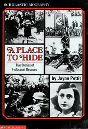 Cover of: A place to hide by Jayne Pettit