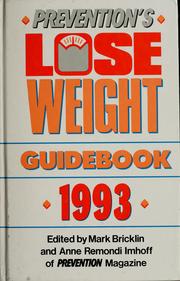 Cover of: Prevention's lose weight guidebook, 1993