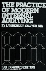 Cover of: The practice of modern internal auditing by Lawrence B. Sawyer