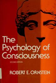 Cover of: The psychology of consciousness