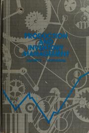 Cover of: Production and inventory management by Donald W. Fogarty