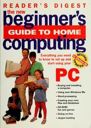 Cover of: Reader's digest beginner's guide to home computing. by 