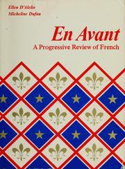 Cover of: En avant by Ellen D'Alelio