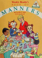 Cover of: Weekly reader's book of manners