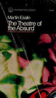 Cover of: The theatre of the absurd. by Martin Esslin