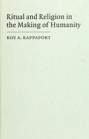 Cover of: Holiness and humanity: ritual in the making of religious life
