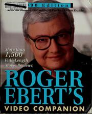 Cover of: Roger Ebert's video companion