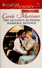 Cover of: The Sicilian's Ruthless Marriage Revenge