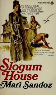 Cover of: Slogum House by Mari Sandoz