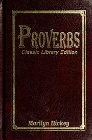 Cover of: Proverbs by Marilyn Hickey
