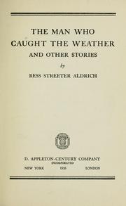 Cover of: The man who caught the weather,and other stories