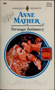Cover of: Strange Intimacy