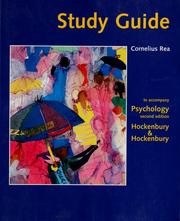 Cover of: Study guide to accompany Psychology by Cornelius Rea