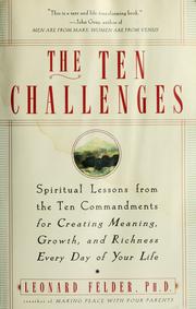 Cover of: The ten challenges by Leonard Felder