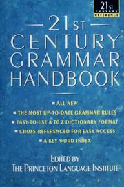 Cover of: 21st century grammar handbook by edited by the Princeton Language Institute and Joseph Hollander.