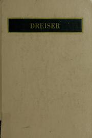 Cover of: Theodore Dreiser