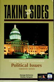 Cover of: Taking Sides: Clashing Views on Controversial Political Issues
