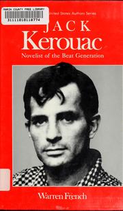 Cover of: Jack Kerouac by Warren G. French