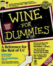 Cover of: Wine for dummies