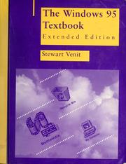 Cover of: The Windows 95 textbook by Stewart Venit