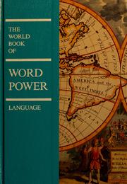 Cover of: The World Book of word power. by 