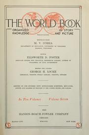 Cover of: The world book